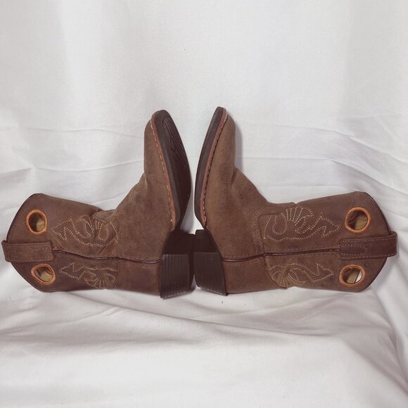 Masterson Boot Company-Style RB2011C-Size 11-Tan/Orange Leather-Pull Taps-Boys - Picture 7 of 16